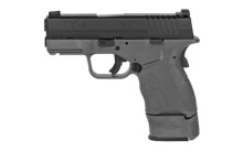 XDS, Mod.2 with Grip Zone, Striker Fired, Compact, 9MM, 3.3" Barrel, Polymer Frame, Gray Finish, 9Rd, 2 Magazines, Tritium Front Sight XDSG9339GRYT