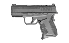 XD-S, Mod.2, OSP, Striker Fired, Semi-automatic, Polymer Frame Pistol, Compact, 9MM, 4" Barrel, Melonite Finish, Black, White Dot Front Sight, Serrated Rear Sight, Optic Ready, 2 Magazines, (1) 7-Round, (1) 9-Round Extended XDSG9409BOSP