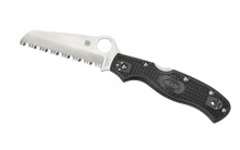 Rescue 3, Folding Knife, Black, SpyderEdge, Kraton Handle C14SBK3