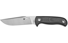 ARK, Fixed Blade Knife, Silver, H-1, Black FB33GP