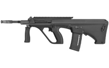 AUG A3 M1 NATO, Semi-automatic Rifle, 556NATO/223 Remington, 16" Barrel, Synthetic Stock, 30Rd, Extended Rail, Black Finish AUGM1BLKNATOEXT