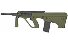 AUG M1, Semi-automatic, 223 Rem/556NATO, 16" Barrel, OD Green NATO Stock, QD Front Sling Swivel, 30Rd Magazine, Long Picatinny Rail AUGM1GRNNATOEXT
