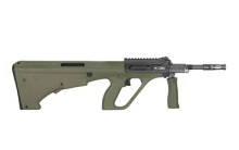 AUG A3 M1, Semi-automatic, 223 Rem, 16" Barrel, Green Finish, Synthetic Stock, 30Rd, Short Rail, QDFront Sling Swivel AUGM1GRNS
