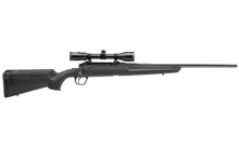 Axis XP, Bolt Action, 7MM-08, 22" Barrel, Black Color, Black Polymer Scope, Right Hand, Weaver 3-9x40 Scope, 4Rd, Detachable Box Magazine 57260