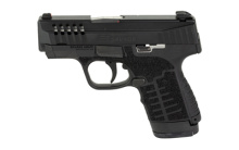 Stance MC9, Striker Fired, Semi-automatic, Polymer Frame Pistol, Compact, 9MM, 3.2" Stainless Steel Barrel, Melonite Finish, Black, No Thumb Safety, 3 Dot Sights, 8 Rounds, 2 Magazines, (1)-8 Rounds and (1)-7 Rounds, Includes Two 18 Degree Backstraps, Am