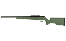 93R17 TR-V, Bolt Action Rifle, 17 HMR, 21" Heavy Carbon Steel Barrel, Straight Fluted/Threaded, Hard Laminate OD Green Stock, Right Hand, 10 Rounds, One Piece Weaver Base, 1 Magazine 96829