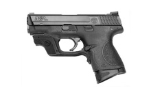 M&P, Compact Frame, 40 S&W, 3.5" Barrel, Polymer Frame, Black Finish, 10Rd, 2 Mags, Green Crimson Trace LaserGuard, Fixed Sights 10177