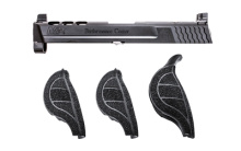 PC M&P Ported Slide and Barrel Kit For M&P9 With Magazine Safety 4.25 Inch Armornite Finish Adjustable Sights