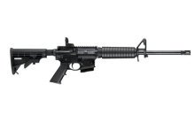 M&P 15T II, Semi-automatic Rifle, AR, 223 Remington/556NATO, 16" Barrel, Armornite Finish, Black, Optice Ready Flattop Rail, Flip Up Rear Sight, Adjustable A2 Front Sight, M4 Collapsible Stock, A2 Grip, 10 Rounds, 1 Magazine 11616
