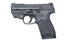 Shield M2.0, Semi-automatic Pistol, Striker Fired, Compact Frame, 9MM, 3.1" Barrel, Polymer Frame, Black Finish, 2 Magazines (1-7Rd & 1-8Rd), Crimson Trace Laser, Fixed Sights, No Manual Safety 11673