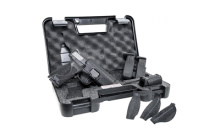 M&P 2.0, Full Size, Striker Fired, 40 S&W, 4.25" Barrel, Polymer Frame, Black Finish, 15Rd, 3 Mags, Fixed Sights, No Magazine Safety, Carry & Range Kit that includes Caldwell Tac Ops Holster and Double Magazine pouch, Uplula Pistol Magazine Loader 11766
