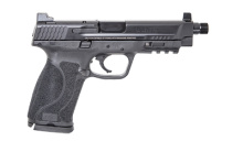 M&P 2.0, Full Size, Striker Fired, 45 ACP, 5.125" Threaded Barrel, Polymer Frame, Black Finish, 10Rd, 2 Magazines, Suppressor Height Sights 11771