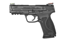 M&P 2.0 Proformance Center, Semi-automatic, Striker Fired, Full Size, 9MM, 4.25" Ported Barrel, Polymer Frame, Black Finish, Interchangeable Back Straps, 17Rd, No Thumb Safety, Fiber Optic Sights 11822