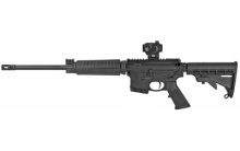 M&P 15, Sport II, Optics Ready, Semi-automatic, AR, 556NATO, 16" Barrel, Black Finish, Black Collapsible Stock, 1 Mag, 10Rd, Flattop Receiver, Crimson Trace CTS-103 Red/Green Dot Sight Included, 4MOA Dot 12937