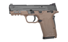 M&P9 SHIELD EZ M2.0, Semi-automatic Pistol, Internal Hammer Fired, Compact, 9MM, 3.675" Barrel, Polymer Frame, Black & Flat Dark Earth Finish, 3-Dot Sights, Grip/Thumb Safety, 8Rd, 2 Magazines 13315