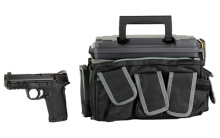 M&P 380 SHIELD EZ M2.0, Internal Hammer Fired, Semi-automatic Pistol, Polymer Frame Pistol, Micro-Compact, 380ACP, 3.675" Barrel, Armornite Finish, Black, 3-Dot Sights, Manual Thumb Safety, 8 Rounds, 2 Magazines, Plano X2 Range Bag 13939