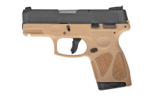 G2S, Single Action, Sub Compact Pistol, 40 S&W, 3.25" Barrel, Polymer Frame, Tan Finish, Fixed Front Sight With Adjustable Rear, 7 Round, 2 Magazines 1-G2S4031T