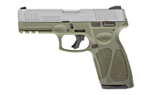 G3, Semi-automatic, Full Size, 9MM, 4" Barrel, Polymer Frame, Stainless/OD Green, 2 Magazines, 1-15Rd & 1-17Rd 1-G3949O