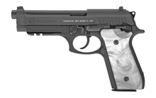 PT92, Semi-automatic, Full Size, 9MM, 5" Barrel, Steel Frame, Black Finish, Pearl Grips, 17Rd, 2 Magazines 1-920151-17WPRL