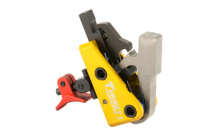 AR Calvin Elite Trigger, 1.5lb Pull Weight, Adjustable Shoe, Red Finish 660CE
