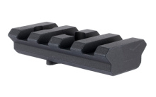 Picatinny Rail Mount, Fits Trijicon Q-LOC, Anodized Finish, Black AC22081