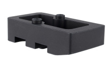 Accessory Ring Plate, Medium Mount, Q-Loc, Fits Trijicon RMRcc, Anodized Finish, Black AC32121