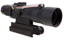 ACOG Rifle Scope, 3X30, High Red Chevron .308, Includes Flattop M16 Base, Matte Finish 400136