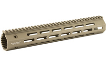 BattleRail, Rail, Fits AR, 5.56, 13", M-Lok, Aluminum, Flat Dark Earth Finish SRAI-ML1-13FT-00