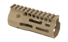 BattleRail, 4.5" Low-Profile SOCC Rail, Fits AR, 9MM, M-LOK, Aluminum, Flat Dark Earth SRAI-SR9-45FT-00