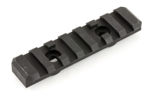 Quick Attach Picatinny Rail Section, Fits Certain TROY Rail Systems including TRX 308, TROY HK, TRX Extreme, Alpha and Delta Rails, and T-22 Sport Chassis, M7 Uppers and M7 Kit, Delta Rails, Secures with 2 screws, 3.2", Black Finish SRAI-TRX-P3BT-00
