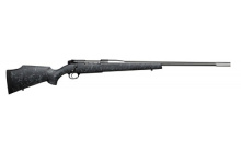 Mark V, AccuMark, Bolt, 300 Win, 24", Black With Grey Spiderweb Accents, Monte Carlo Composite with Aluminum Bedding Block , Right Hand, LXX Trigger, #3 Fluted Stainless Steel With Recessed Target Crown, 5+1, 7 1/4 lbs. MAMS308NR4O