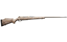 Mark V, Terramark, Bolt, 300 Win, 26", Tan With Spiderweb and Cammo Accents, Monte Carlo Composite with Aluminum Bedding Block , Right Hand, LXX Trigger, #3 Fluted Stainless Steel With Two-Tone Cerakote, 3+1, Custom Shop, 8 1/4 lbs. MATM300NR6O