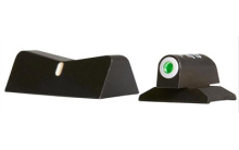 DXW Standard Dot Tritium Front, White Stripe Express Rear, Fits FNS9,9C,9L,40L,FNX9, Green with White Outline, Installation Kit Included FN-0001P-4