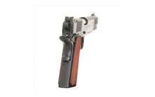 24/7 Big Dot Tritium Front, White Stripe Rear, Express Sight Set, Fits 1911 with Novak Sight Cuts, Suppressor Height, Green with White Outline NE-0017S-5