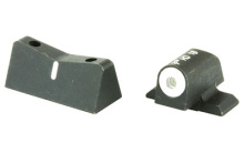 Big Dot Tritium Front, White Stripe Rear, Fits Sig P225,P226,P229,P320, Springfield XD, XDm, XDs , Green w/White Outline SI-0002S-3