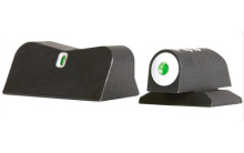 XS Sights, DXT Standard Dot Tritium Front, White Stripe Express Rear, Fits S&W Bodyguard 380, Green with White Outline, installation kit included SW-0022P-6