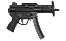 MKE Z-5P, Semi-automatic Pistol, 9MM, 5.8" Barrel, Steel Frame, Black Finish, 30Rd, Roller-Lock, Delayed Blowback, Includes Plastic Carry Case, Three (3) 30-Round Magazines, Factory Cleaning Kit, Two (2) Extra Take-Down Pins, Factory Picatinny Style Opti
