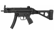 MKE Z-5P SB Rail, Semi-automatic, 9MM, 5.8", Steel, Black, SBT5KA Brace, 30Rd, SB Tactical Folding Arm Brace, Roller-Lock, Delayed Blowback MKZ5P0FBR9BK