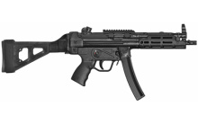 MKE Z-5RS SB Rail MLOK, Semi-automatic, 9MM, 8.9", Steel, Black, SBT5 Brace, 30Rd, SB Tactical Folding Arm Brace, Roller-Lock, Delayed Blowback MKZ5RSFBRMBK