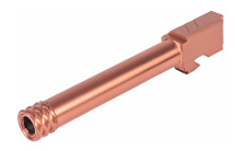 Pro Barrel, Threaded, 9MM, For Glock 17 (Gen1-4), Bronze Finish BBL-17-PRO-TH-BRZ