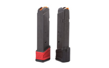 Magpul Magazine Extended Base Pad, Red Finish BPAD-EXT-PMAG-5-R