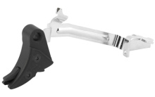 Pro Curved Trigger Bar Kit, For Gen 5 Glocks, Black w/ Black Safety, Includes Zev PRO Connector CFT-PRO-BAR-5G-B-B