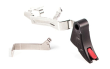 Pro Curved Drop in Trigger Kit, Fits Glock 9MM Gen 1-3, Black w/ Red Safety CFT-PRO-DRP-3G9-B-R