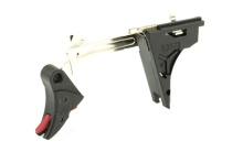 Pro Curved Drop in Trigger, Ultimate Kit, Fits Glock 9MM Gen 4, Black w/ Red Safety CFT-PRO-ULT-4G9-B-R