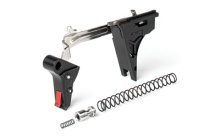 PRO Flat Drop-In Trigger Kit, Fits Glock 9MM Gen 4, Black w/ Red Safety FFT-PRO-DRP-4G9-B-R