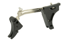 Fulcrum Drop in Trigger Kit, Adjustable 2-6 lbs,Fits Glock 45 ACP Gen 1-3, Black w/ Black Safety FUL-ADJ-DRP-45-B-B