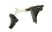 Fulcrum Drop in Trigger Kit, Adjustable 2-6 lbs,Fits Glock 9MM Gen 4, Black w/ Black Safety FUL-ADJ-DRP-4G9-B-B