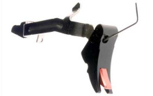 Fulcrum Drop-In Trigger Kit, Adjustable 2-6 lbs, Fits Glock 21/30 Gen 3, Black w/ Red Safety ZT-FUL-DRP-45-BR