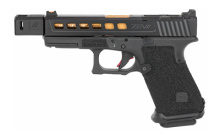 Z19 Gen 3, Semi-automatic Pistol, 9MM, 4.01" Barrel, Polymer Frame, Black Finish, 15Rd, 2 Magazines, Zev Dragonfly Slide, Zev Pro Compensator, Zev Bronze Barrel, Zev Trigger GUN-3G-Z19-DFLY-RMR-COMP-DLC