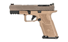 O.Z-9 Compact, X, Semi-automatic Pistol, 9MM, 4" Black Barrel, Steel Frame, Polymer X Grip,  Flat Dark Earth Finish, 17Rd OZ9C-X-CPT-FDE-B